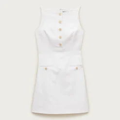 Mini sheath dress in Gramercy linen blend