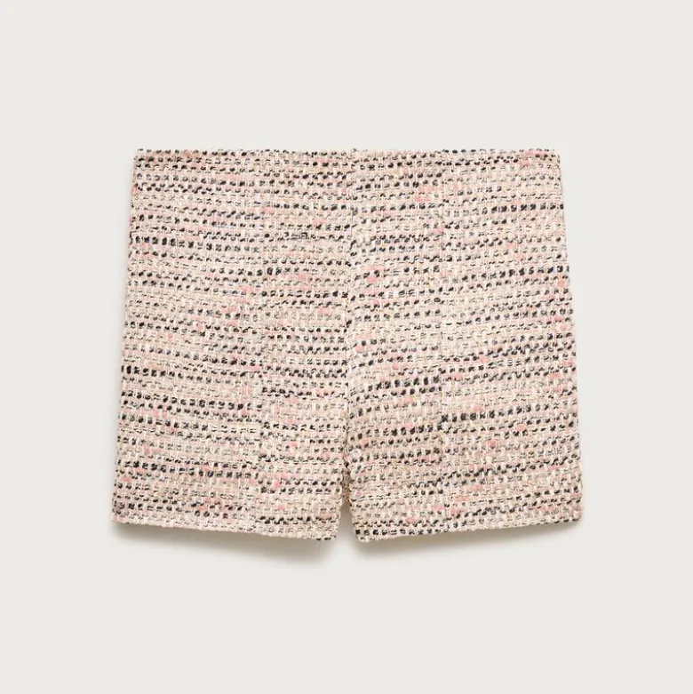 Mini short in tweed
