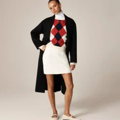 Mini skirt in bouclé