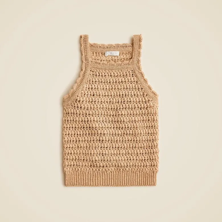 Montauk crochet tank top
