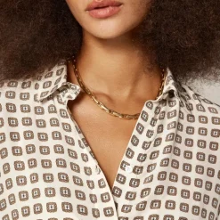 New Amelia shirt-dress in foulard print