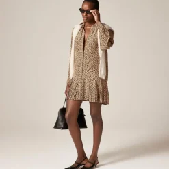 New Amelia shirt-dress in cheetah print