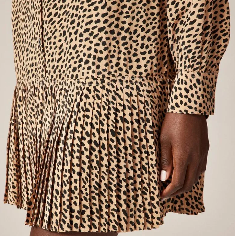 New Amelia shirt-dress in cheetah print