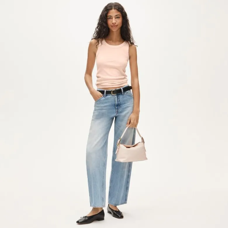 New perfect-fit high-neck tank top with scalloped trim