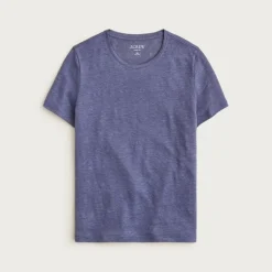 New relaxed linen T-shirt