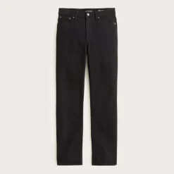 Nipped straight jean