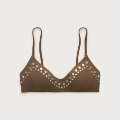 Odessa embellished bikini top