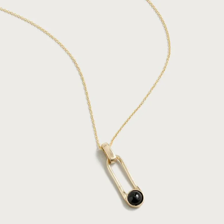 Odette New York® aura black onyx necklace