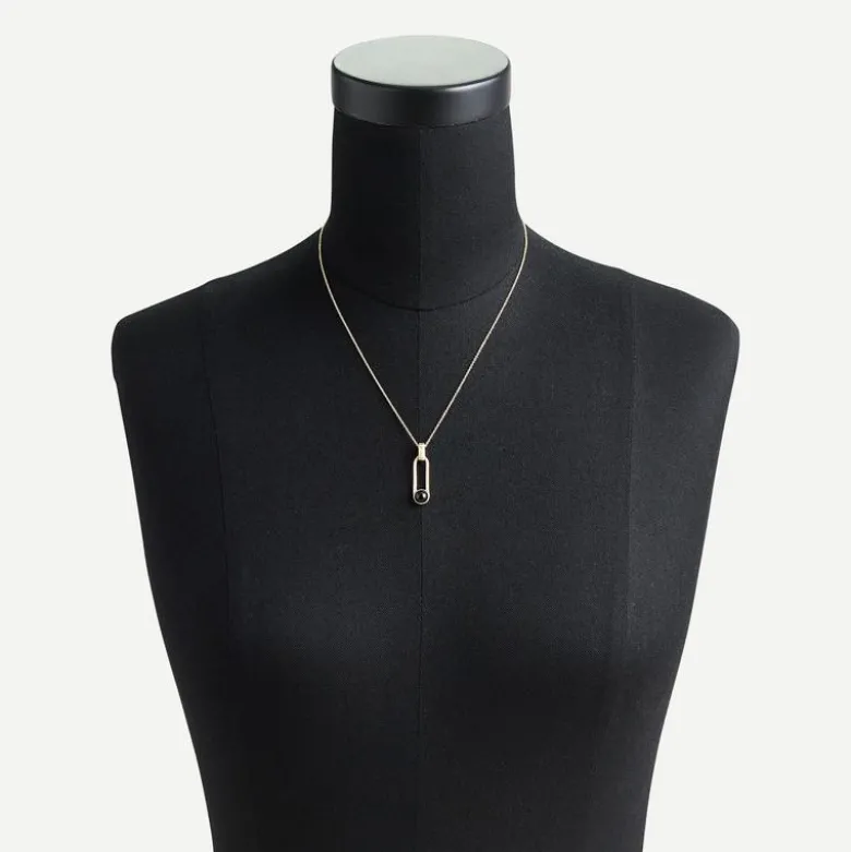 Odette New York® aura black onyx necklace