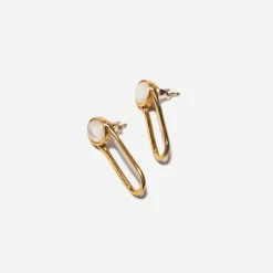 Odette New York® Aura mother-of-pearl earrings