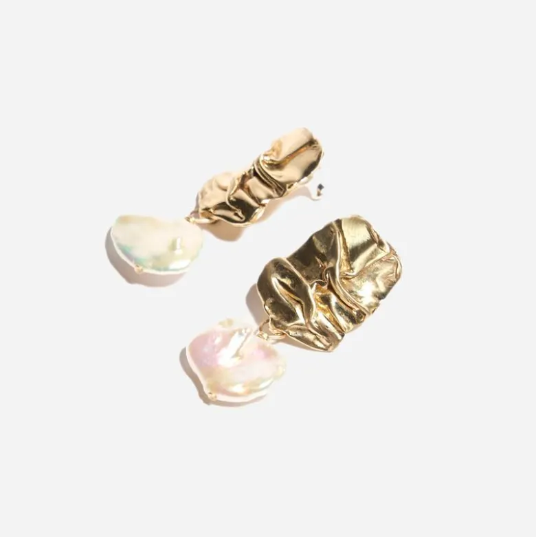 Odette New York® fender pearl earrings