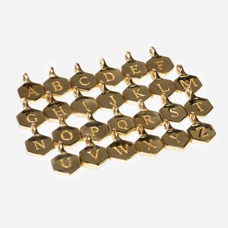 Odette New York® Hex monogram necklace