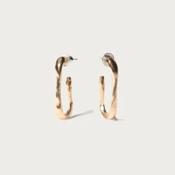 Odette New York® Osso hoop earrings