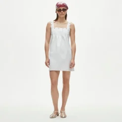 Ondine mini dress in double cotton poplin