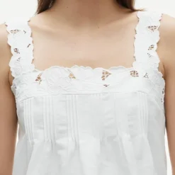 Ondine mini dress in double cotton poplin