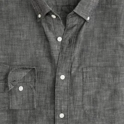 Organic cotton chambray shirt