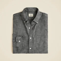 Organic cotton chambray shirt
