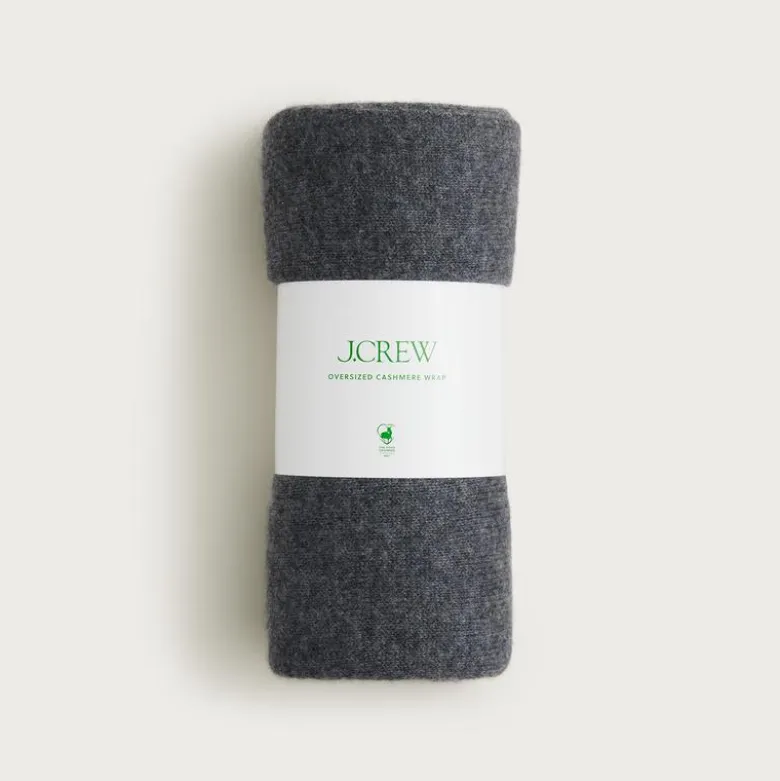 Oversized cashmere wrap