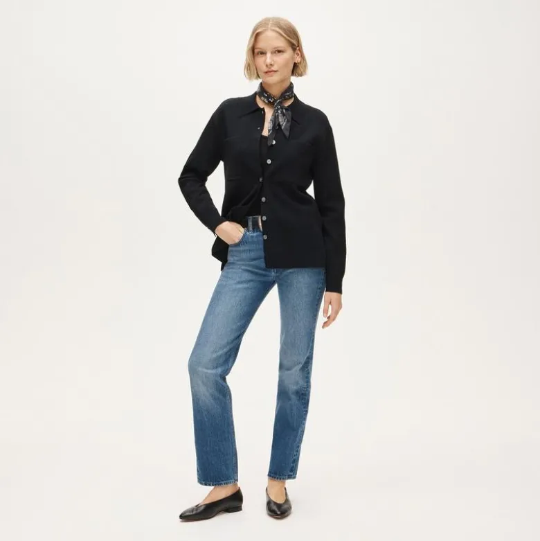 Oversized shirt in super-stretch