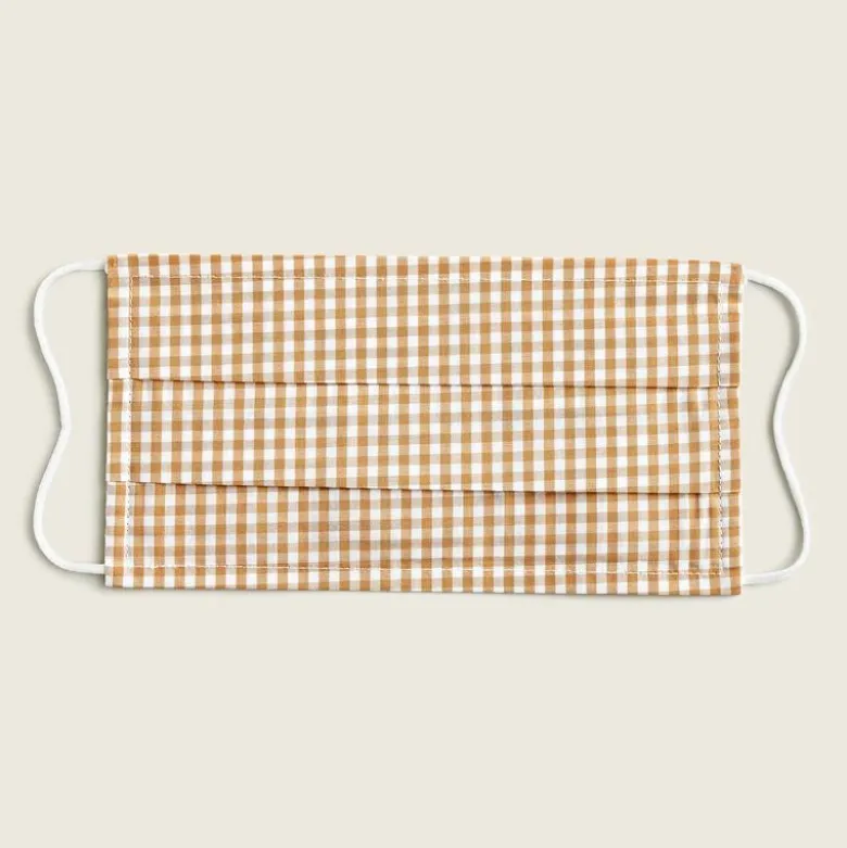 Pack-of-three nonmedical face masks in checks and stripes