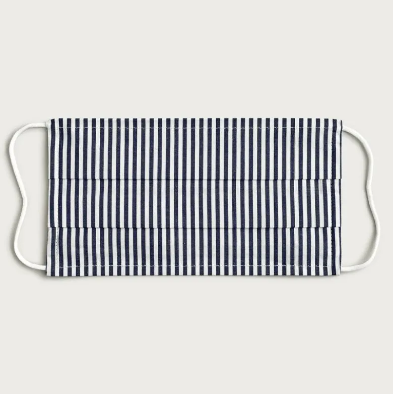 Pack-of-three nonmedical face masks in checks and stripes