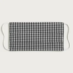 Pack-of-three nonmedical face masks in checks and stripes