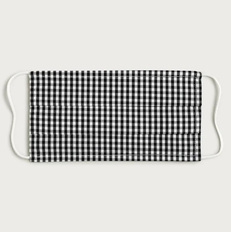 Pack-of-three nonmedical face masks in checks and stripes