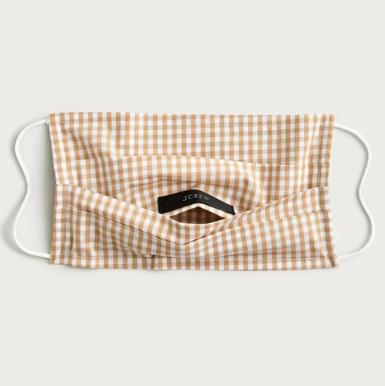 Pack-of-three nonmedical face masks in checks and stripes