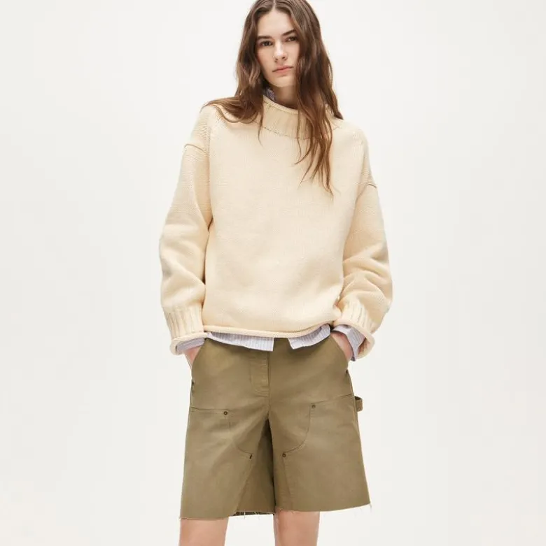 Painter short in canvas