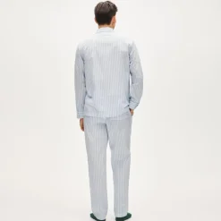 Pajama set in cotton poplin