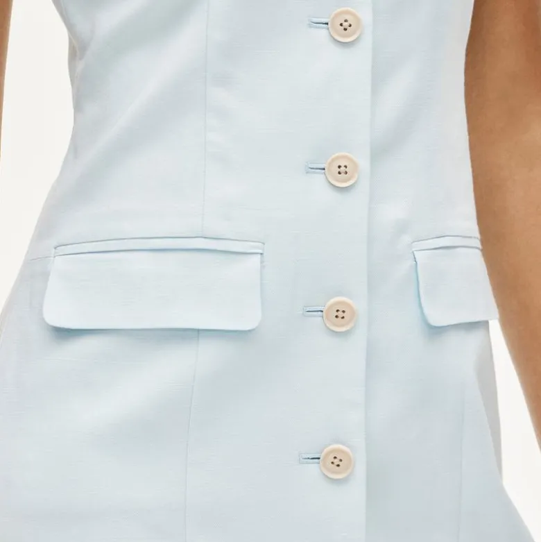 Parc dress in Gramercy linen blend