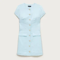 Parc dress in Gramercy linen blend