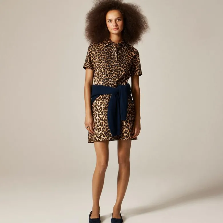 Parc dress in leopard print