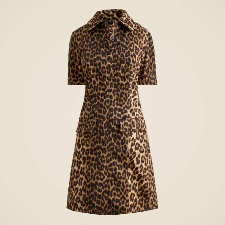 Parc dress in leopard print