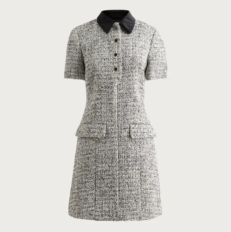 Parc dress in tweed