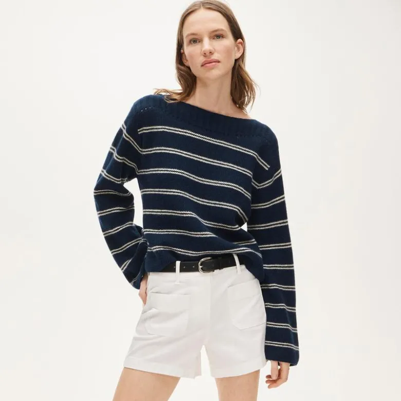 Patch-pocket chino short
