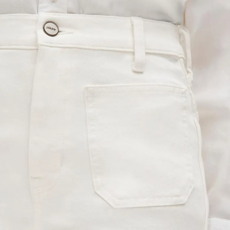 Patch-pocket denim trouser