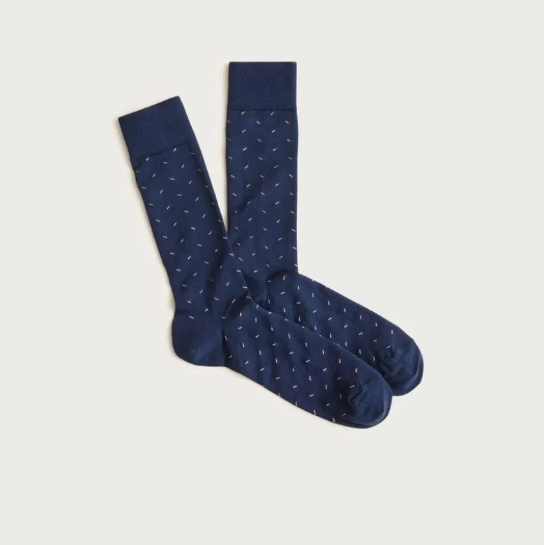 Patterned dress socks