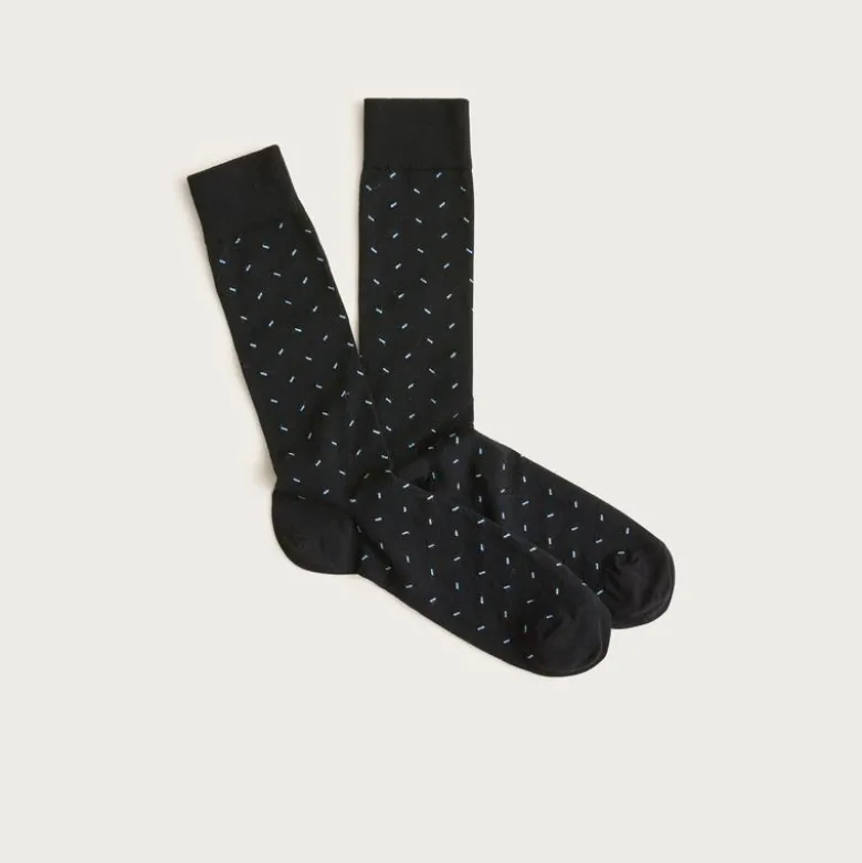 Patterned dress socks