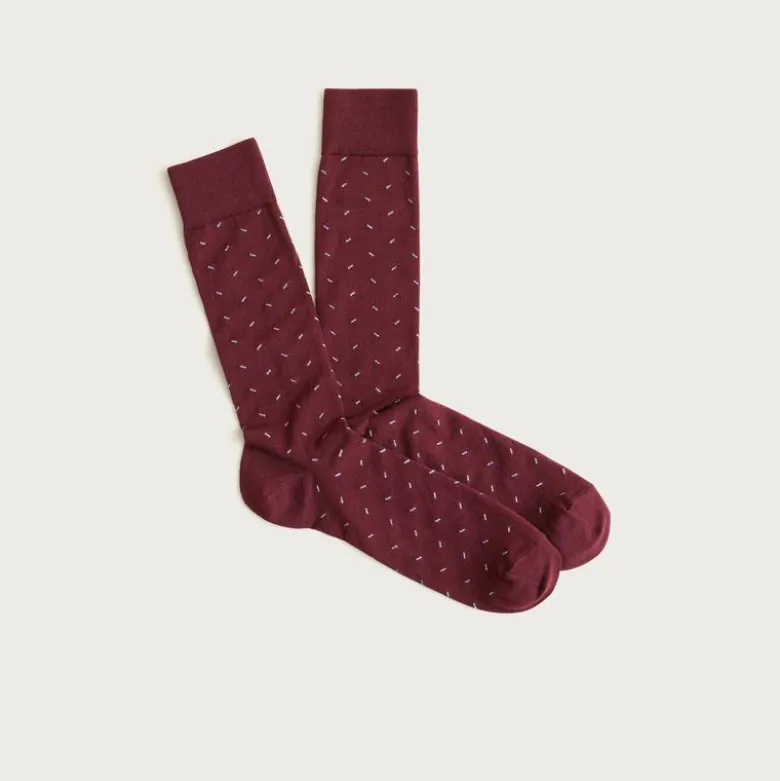 Patterned dress socks