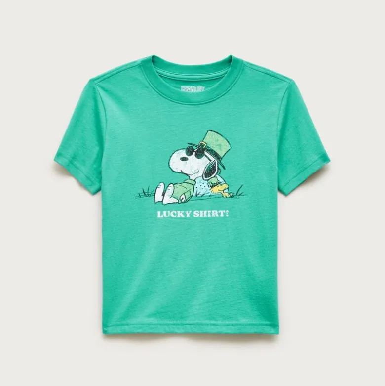 Peanuts® X Crewcuts kids' lucky graphic T-shirt