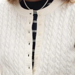 Perfect cashmere cable-knit cardigan