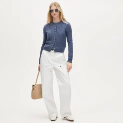 Perfect cashmere cable-knit cardigan