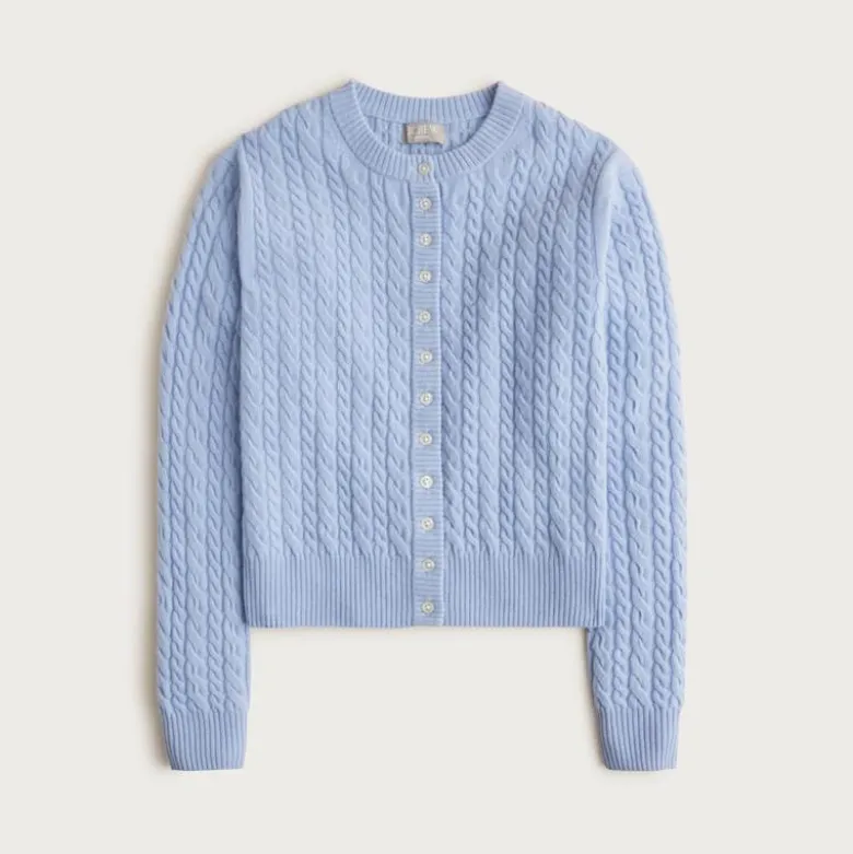 Perfect cashmere cable-knit cardigan