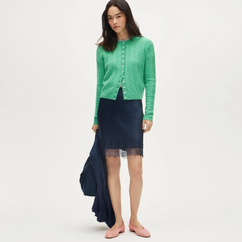 Perfect cashmere cable-knit cardigan
