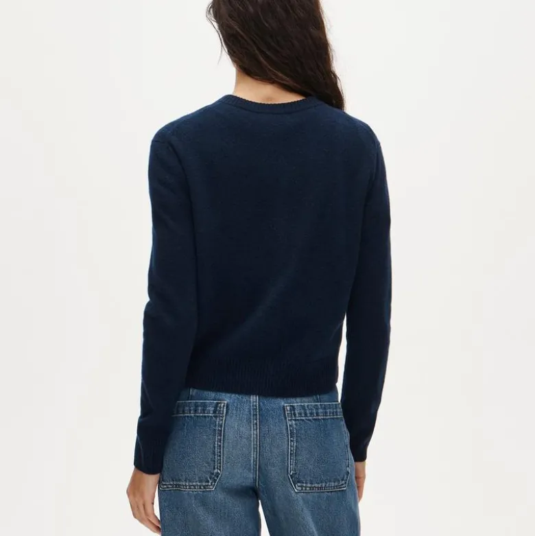 Perfect cashmere "Mom" cardigan
