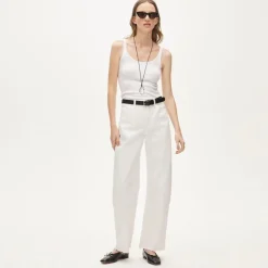 Perfect rib scoopneck tank top