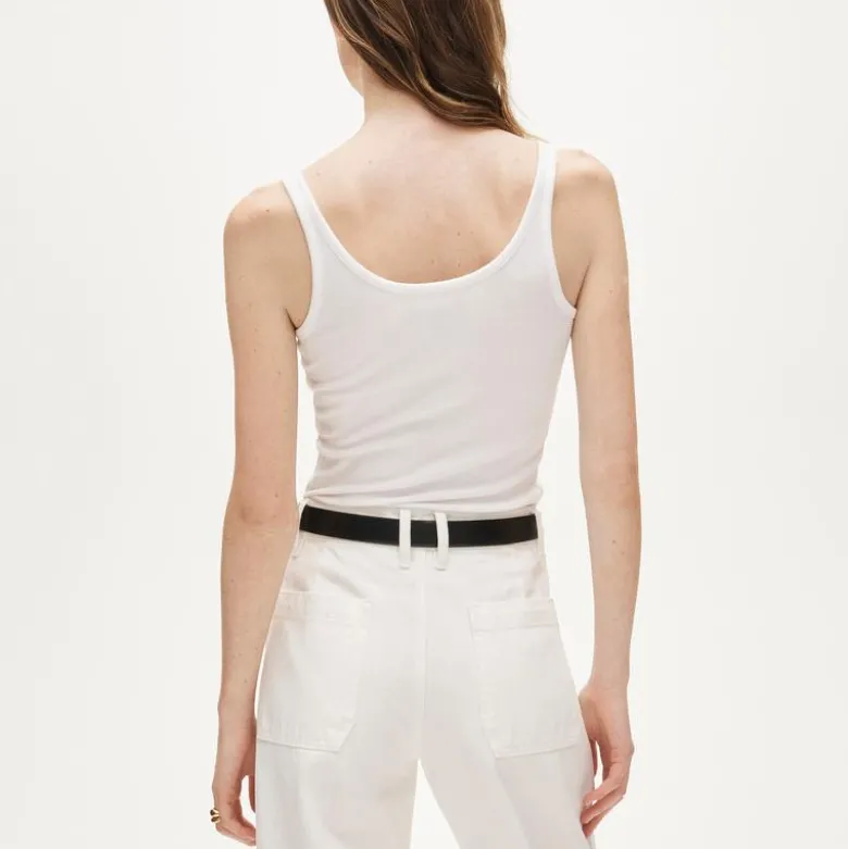 Perfect rib scoopneck tank top