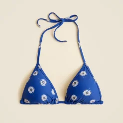 Perfect string bikini top in daisy print