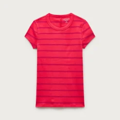 Perfect-fit crewneck T-shirt in stripe